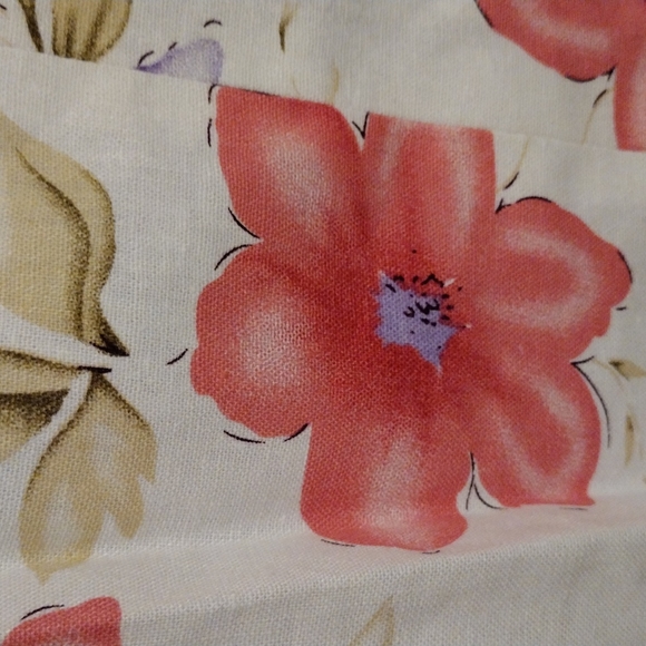 Chadwick's Linen cotton blend floral button blazer - Picture 5 of 8